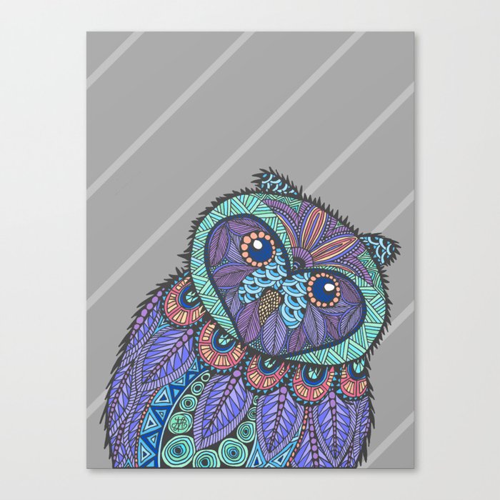 Spring Owl Canvas Print