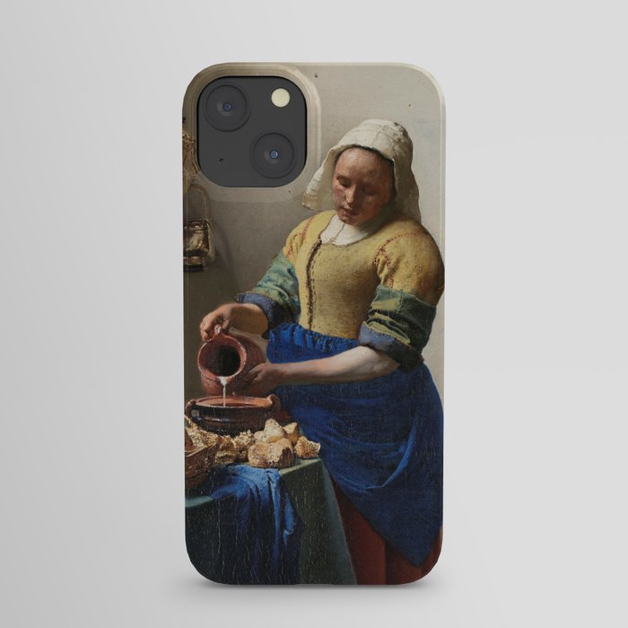 The milkmaid, Johannes Vermeer, ca. 1660 iPhone Case