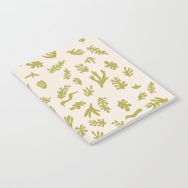 Matisse seaweed Moss green Notebook