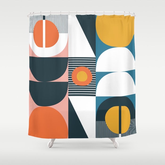 opposing forces Shower Curtain