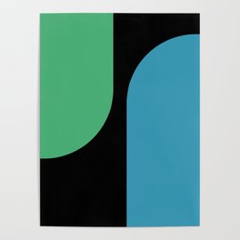 Modern Minimal Arch Abstract LV Poster