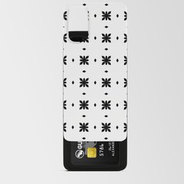 Black and White Geometric Design 077 Android Card Case