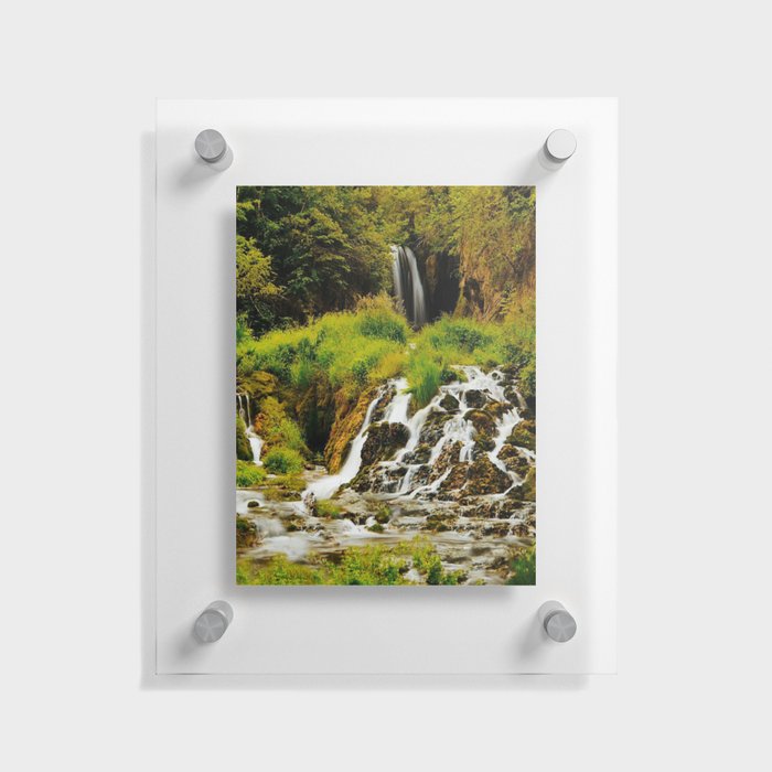 Roughlock Falls Floating Acrylic Print