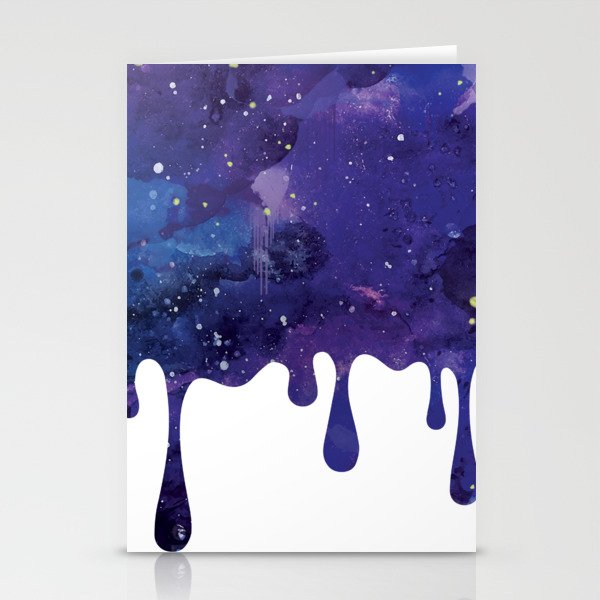 Milky Way Drip Stationery Cards