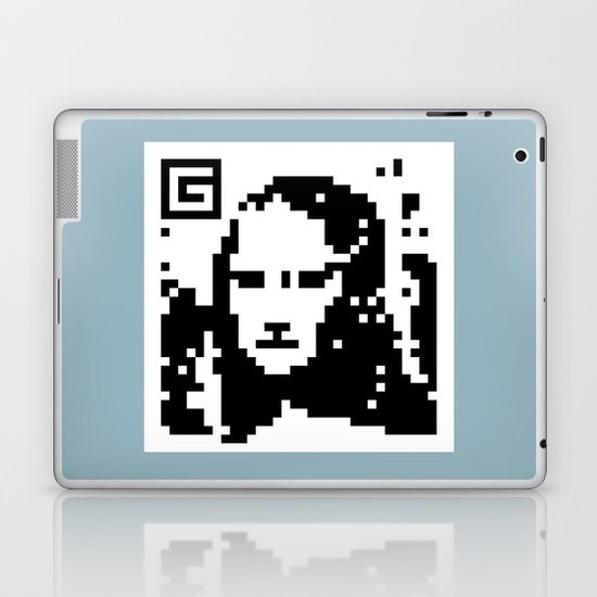 QR- Monalisa Laptop & iPad Skin
