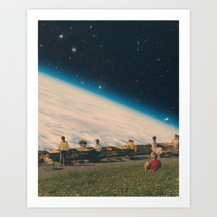 Meal With A View Art Print