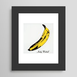 Andy Warhol's Banana Framed Art Print