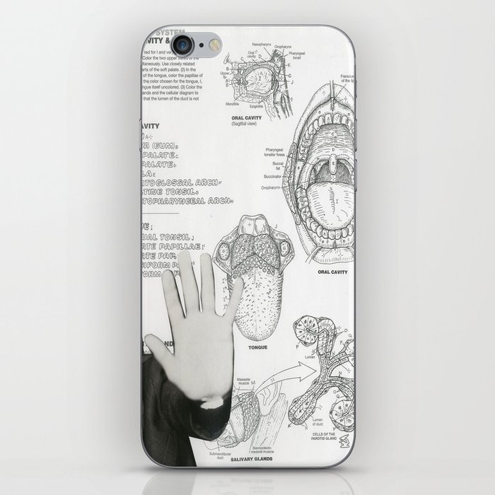 digestive system: oral cavity and relations iPhone Skin