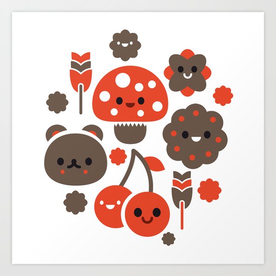 Kawaii Master Art Print