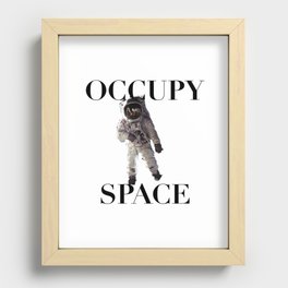 Occupy Space Recessed Framed Print