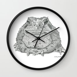 American Toad Wall Clock