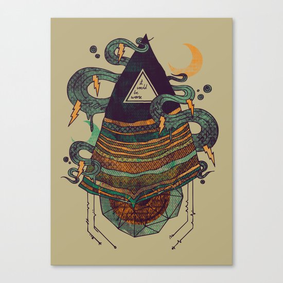 Positive Thinking Canvas Print