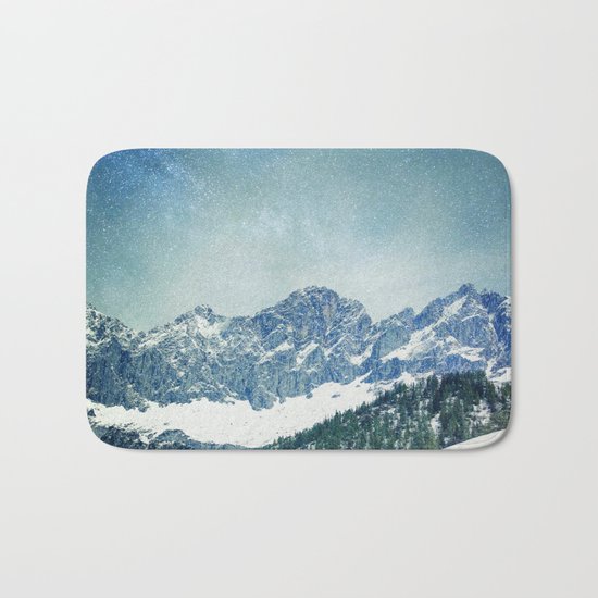 Snow Mountain V3 #society6 #buyart #decor Bath Mat