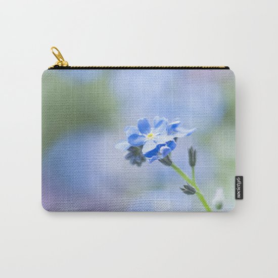 Forget-me-not in LOVE - Springflower Flowers Floral on #Society6 Carry-All Pouch