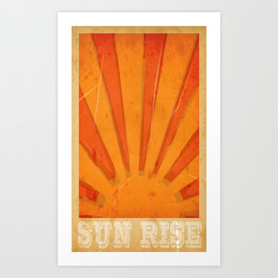Sun Rise Art Print