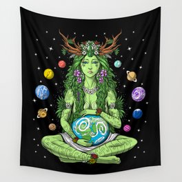 Earth Goddess Gaia Wall Tapestry