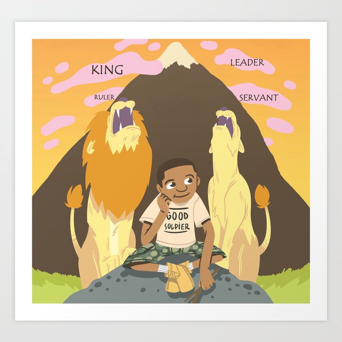 If I Were Part of the Animal Kingdom Cover Art Print