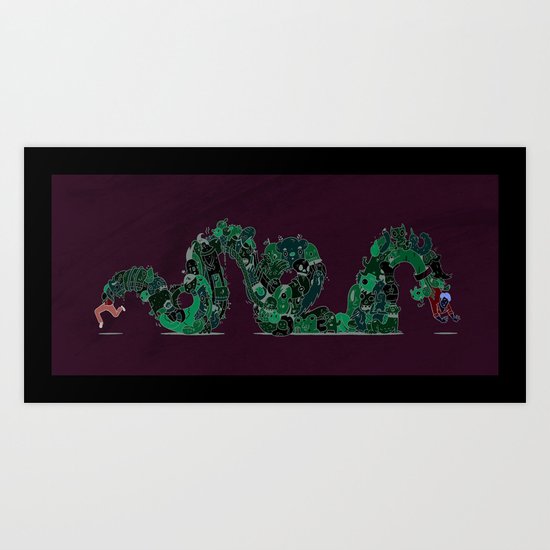 Rollercoaster of Emotions Art Print