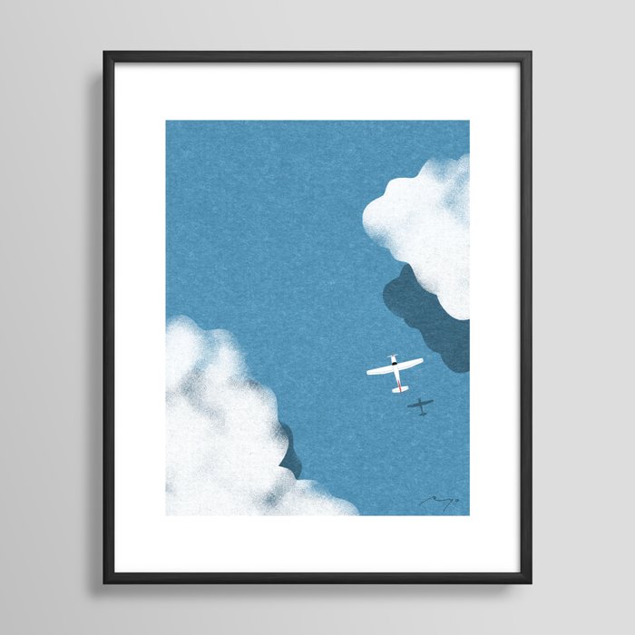 Over the Sea (2015) Framed Art Print