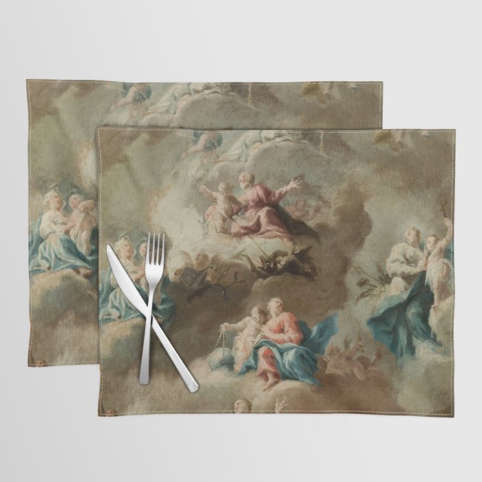 Allegorical Religious Scene with the Virgin Mary  Placemat