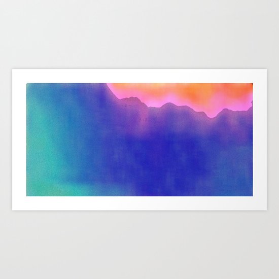 Blue Mountain Art Print