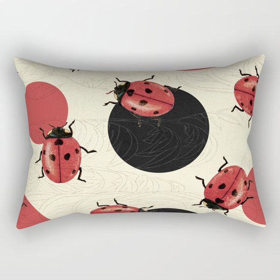 Ladybird Polka Rectangular Pillow