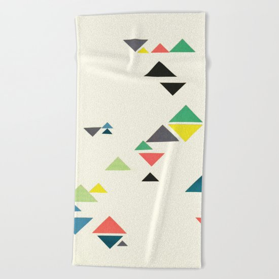 Triangles Beach Towel