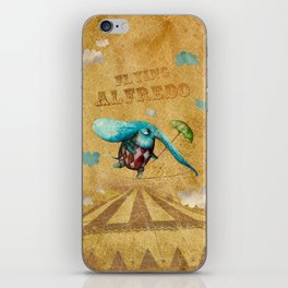 Flying Alfredo  iPhone Skin