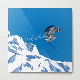 Ski Jump Metal Print | People, Sweet, Fun, Color, Riding, Sky, Jump, Sport, Hip, Boy 