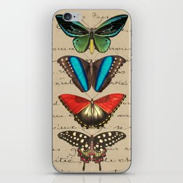 Butterfly Botanical Journal iPhone Skin