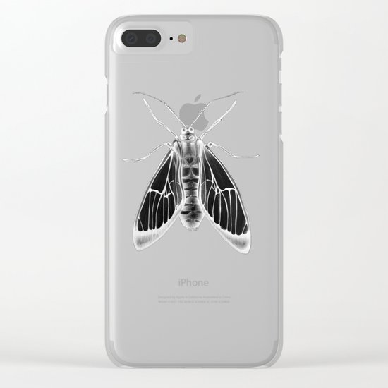 Wasp Moth II Clear iPhone Case