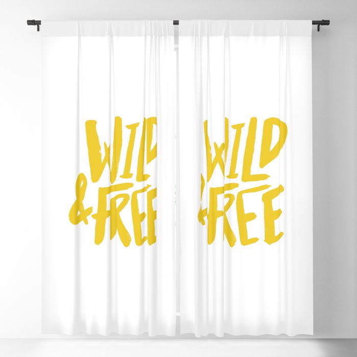 Wild and Free - Sunshine Blackout Curtain