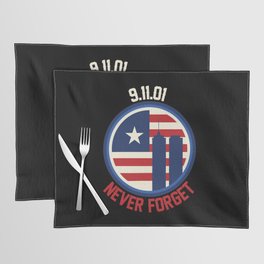 Patriot Day Never Forget 911 Anniversary Placemat