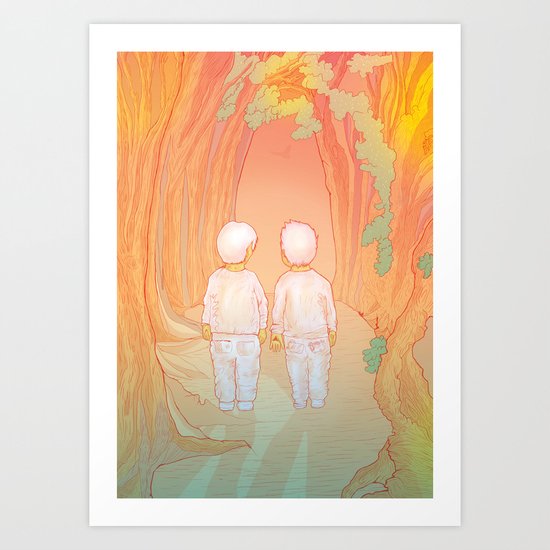Hansel-&-Gretel Art Print