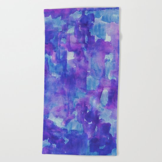 Blue & Purple Beach Towel
