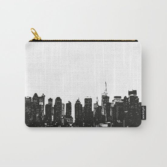 New York black and white high quality art print Carry-All Pouch