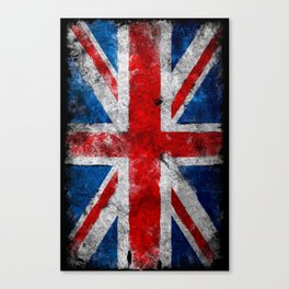 Great Britain grunge flag Canvas Print