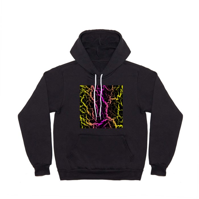 Cracked Space Lava - Yellow/Pink Hoody