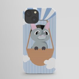 Mobil series hot air balloon donkey iPhone Case
