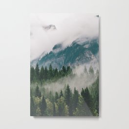Vancouver Fog Metal Print | Pacific, Mountains, Photo, Northwest, Bc, Westcoast, Nature, Tofino, Landscape, Vancouver 
