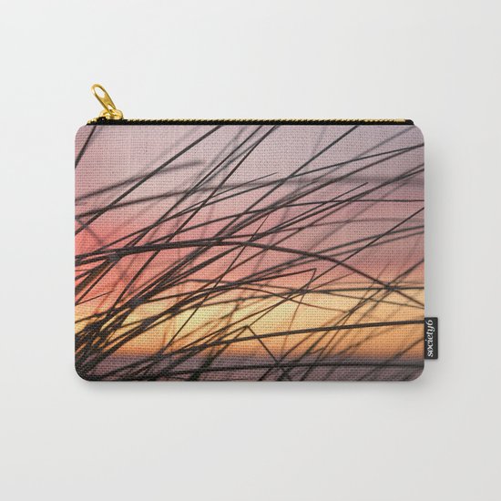Grasses in the rainbow light of sunset Carry-All Pouch