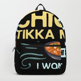 Chicken Tikka Masala Gift Indian Food Backpack | Delicious, Chicken, Curry, Present, Masala, Drawing, Gifts, Indian, Tikka, Sauce 