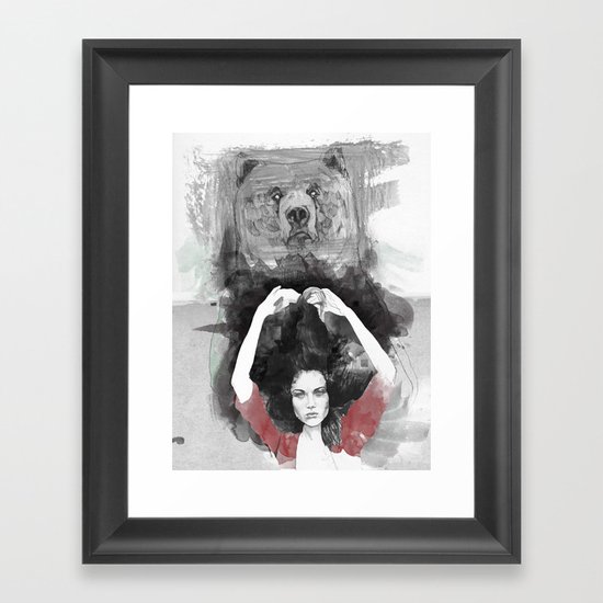 Bear Delux Framed Art Print
