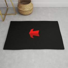 Red Thief Tophat Rug