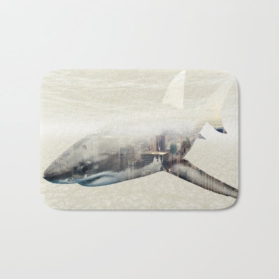 Sharks of New York Bath Mat