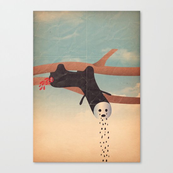 bradipo piangente Canvas Print