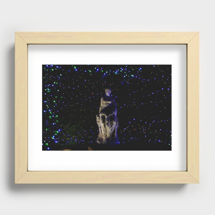 A whole universe in your head Recessed Framed Print