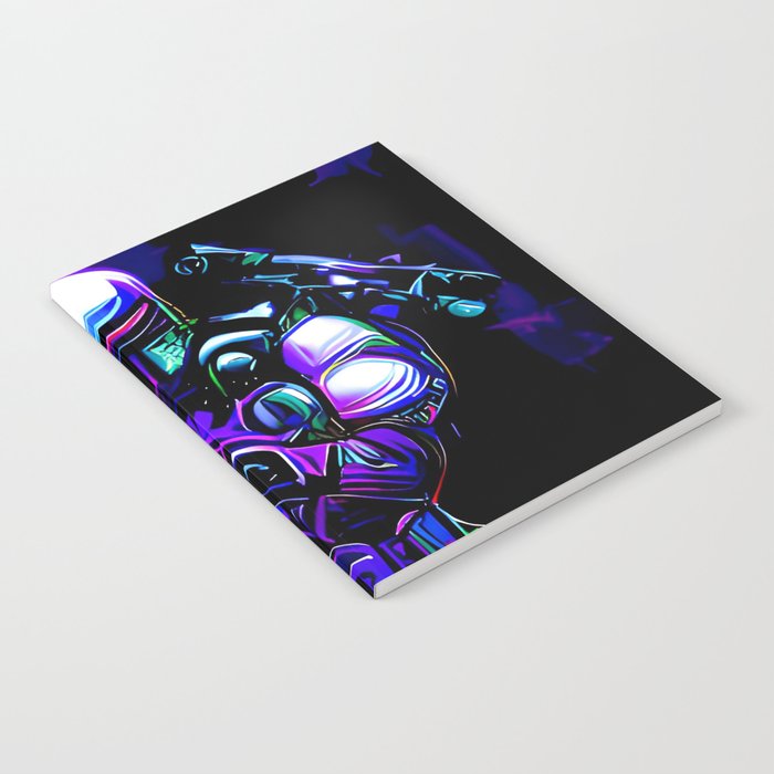 Cyberpunk Cyborg Notebook