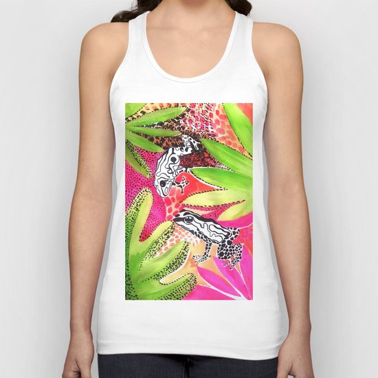 Happy Frogs Unisex Tank Top