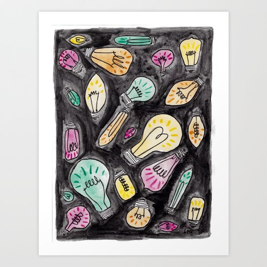 Light up Art Print